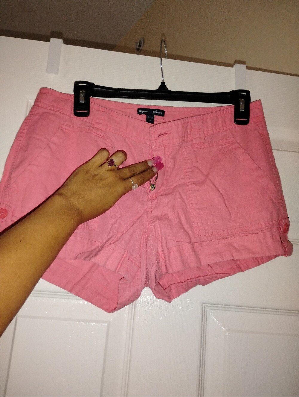GAP Pink Cotton Bermuda Shorts